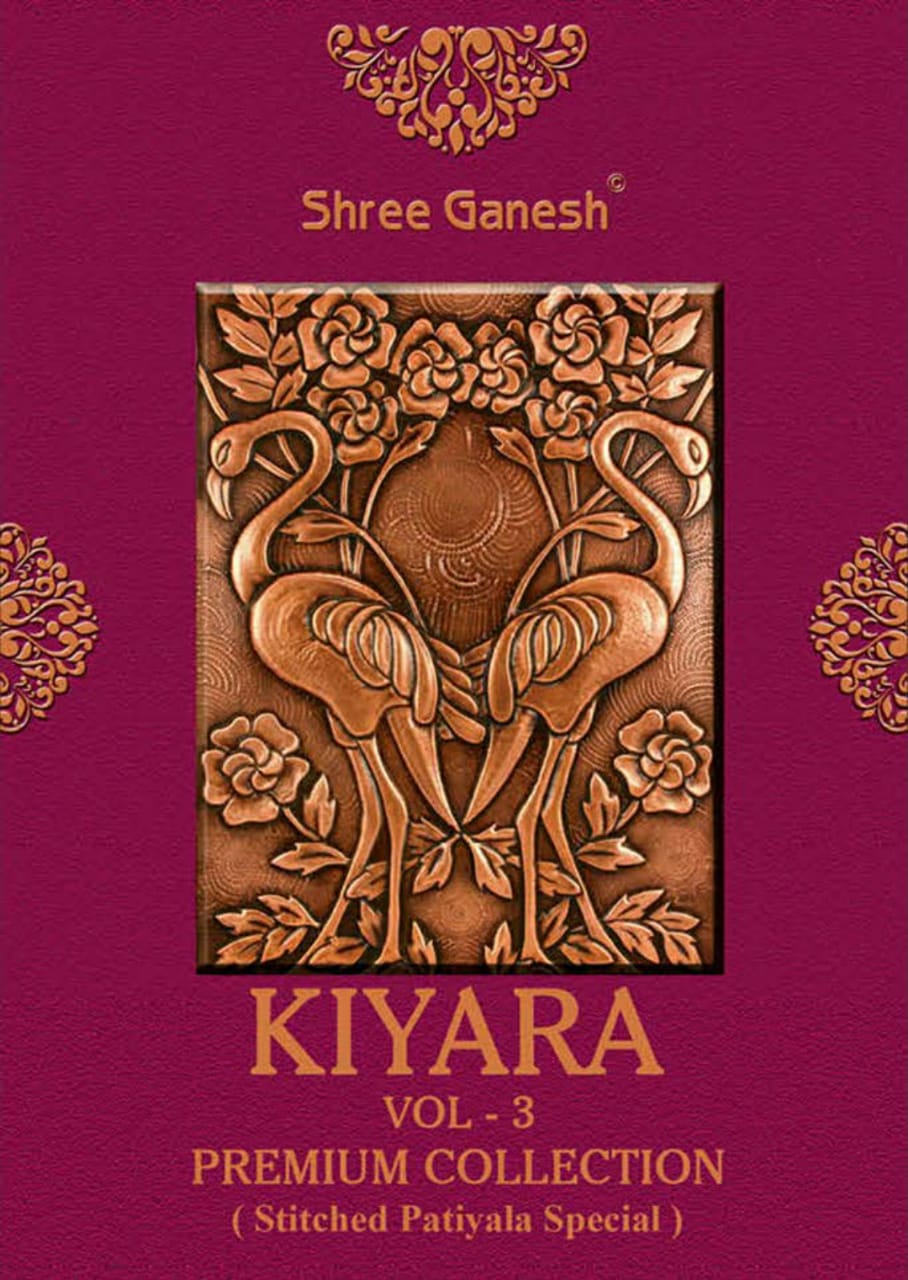 Shree Ganesha Kiyara Vol 3 Printed Cotton Dress Material Col...