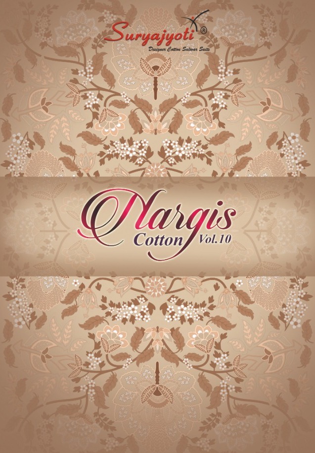 Suryajyoti Nargis Cotton Vol 10 Printed Cotton Dress Materia...