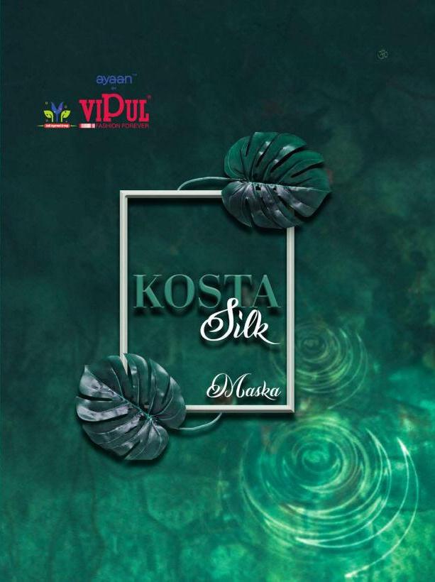 Vipul Fashion Kosta Silk Maska Designer Cotton Silk Sarees C...