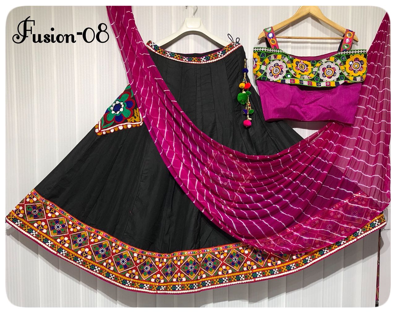 Fusion Vol 8 Navratri 2019 Designer Maslin Silk With Gamthi ...