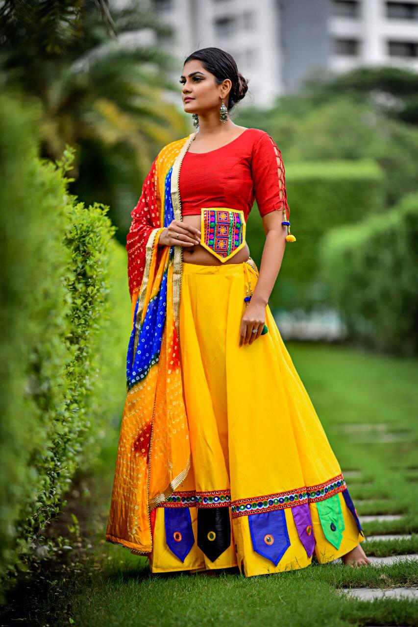 Fusion Vol 30 Designer Cambric Cotton With Aari Work Navratr...