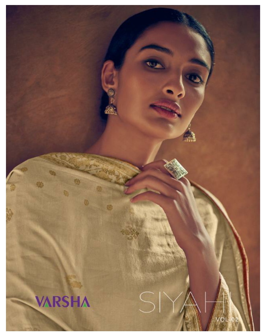 Varsha Fashion Siyahi Vol 2 Foil Printed Banarasi Chanderi W...
