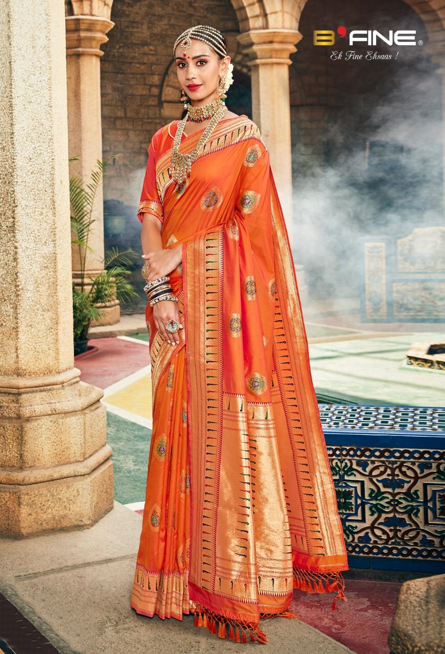 Virasat 222 Colours Designer Heavy Banarasi Silk Wedding Sar...
