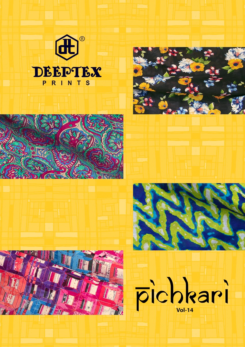 Deeptex Prints Pichkari Vol 14 Regular Wear Printed Cotton D...
