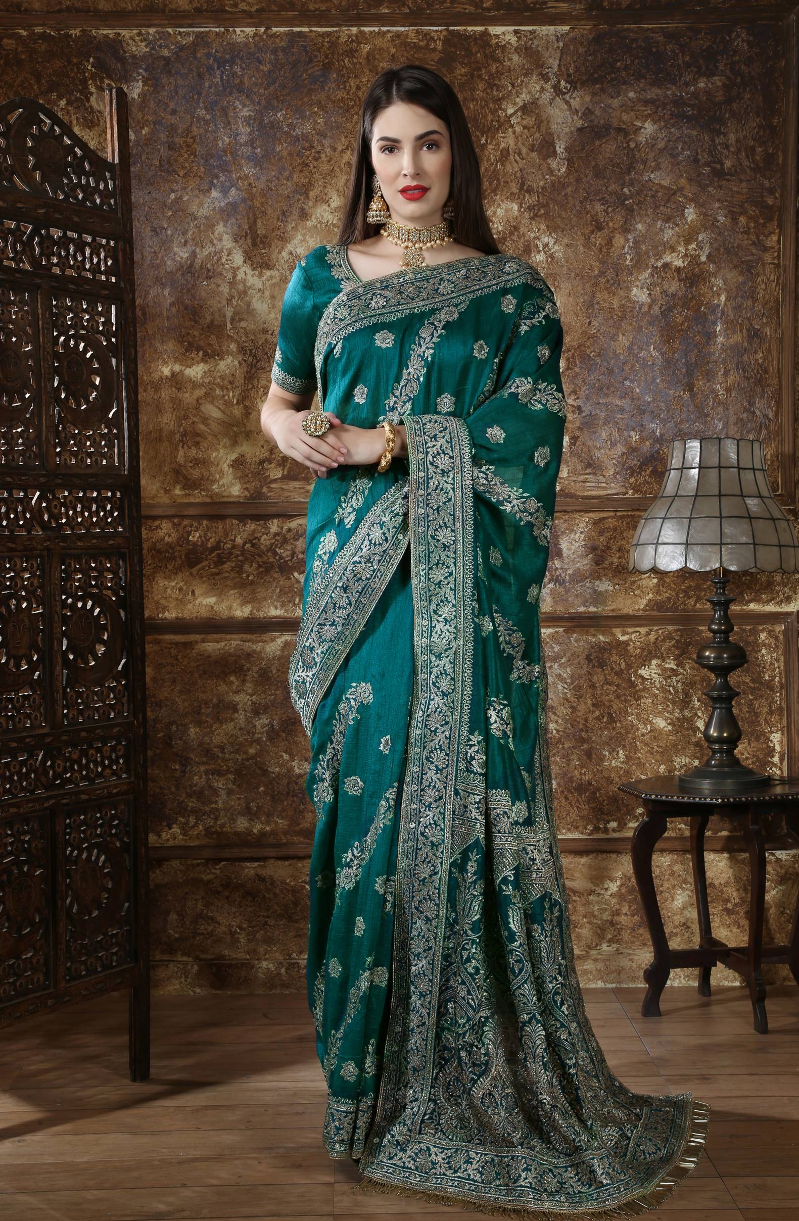 Latest Silk Sarees For Parties And Weddings At Wholesale Rat...