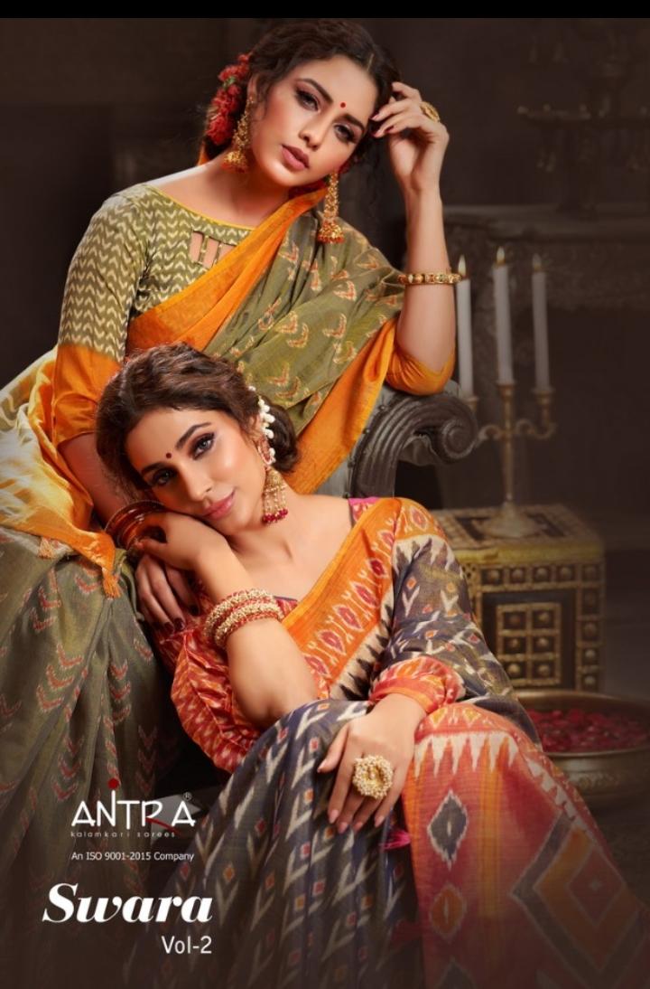 Antra Swara Vol 2 Fancy Printed Traditional Wear Sarees Coll...