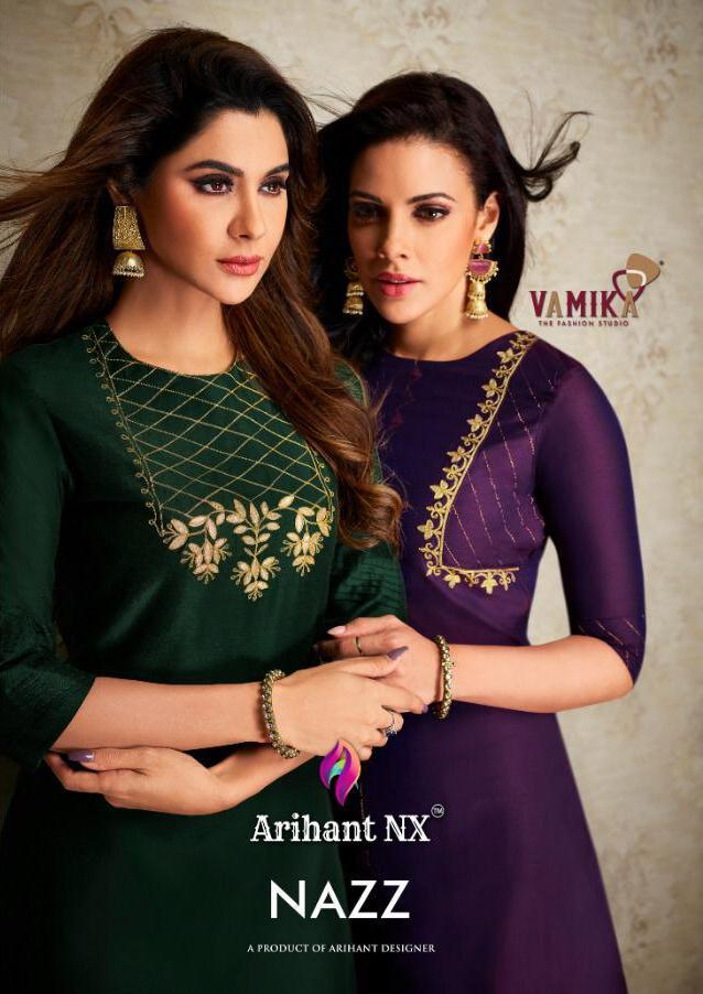 Arihant Nx Naaz Pure Viscose Silk With Gota Patti Designer R...