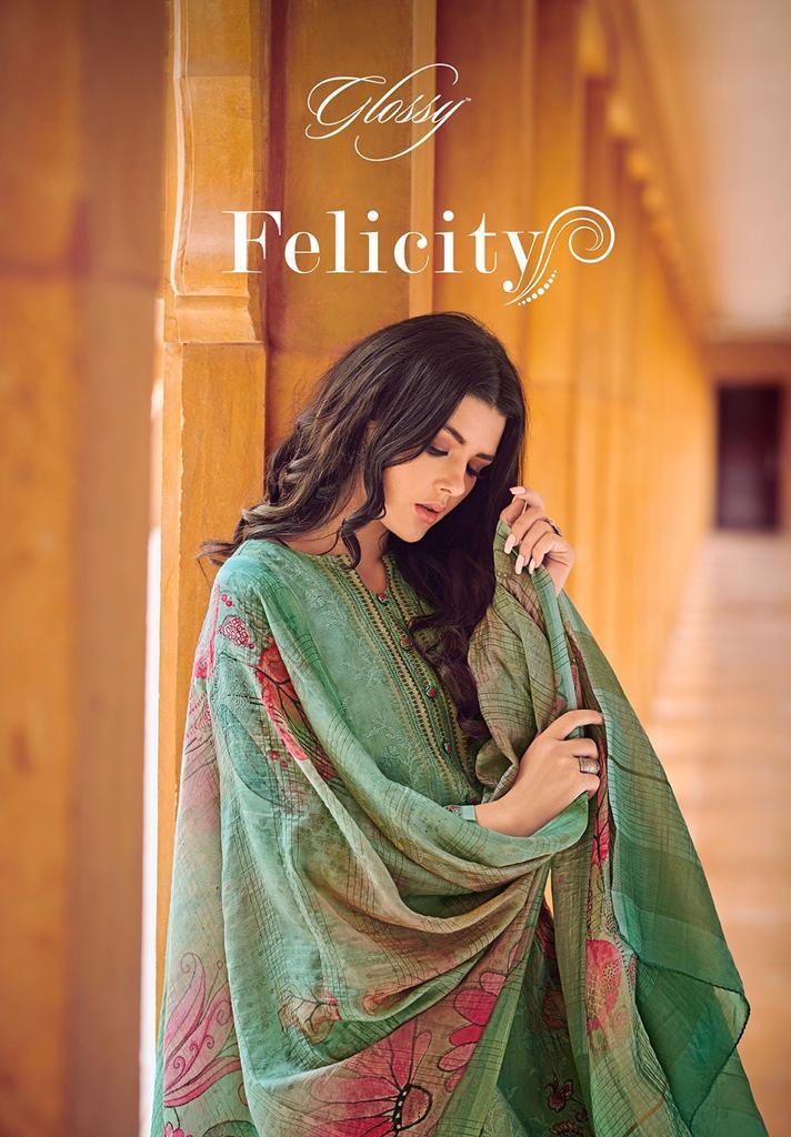 Glossy Felicity Designer Pure Viscose Silk With Digital Prin...