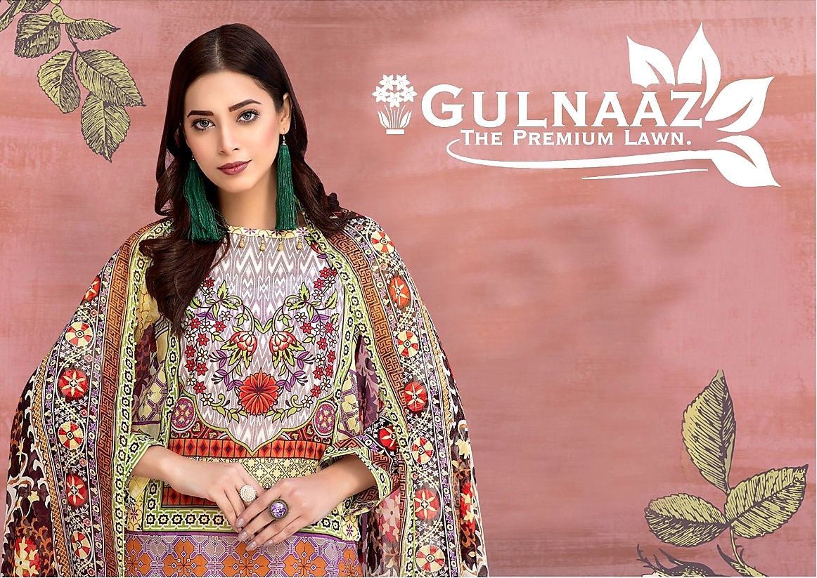 Nafisa Cotton Gulnaaz Vol 1 Printed Pure Lawn Cotton Dress M...