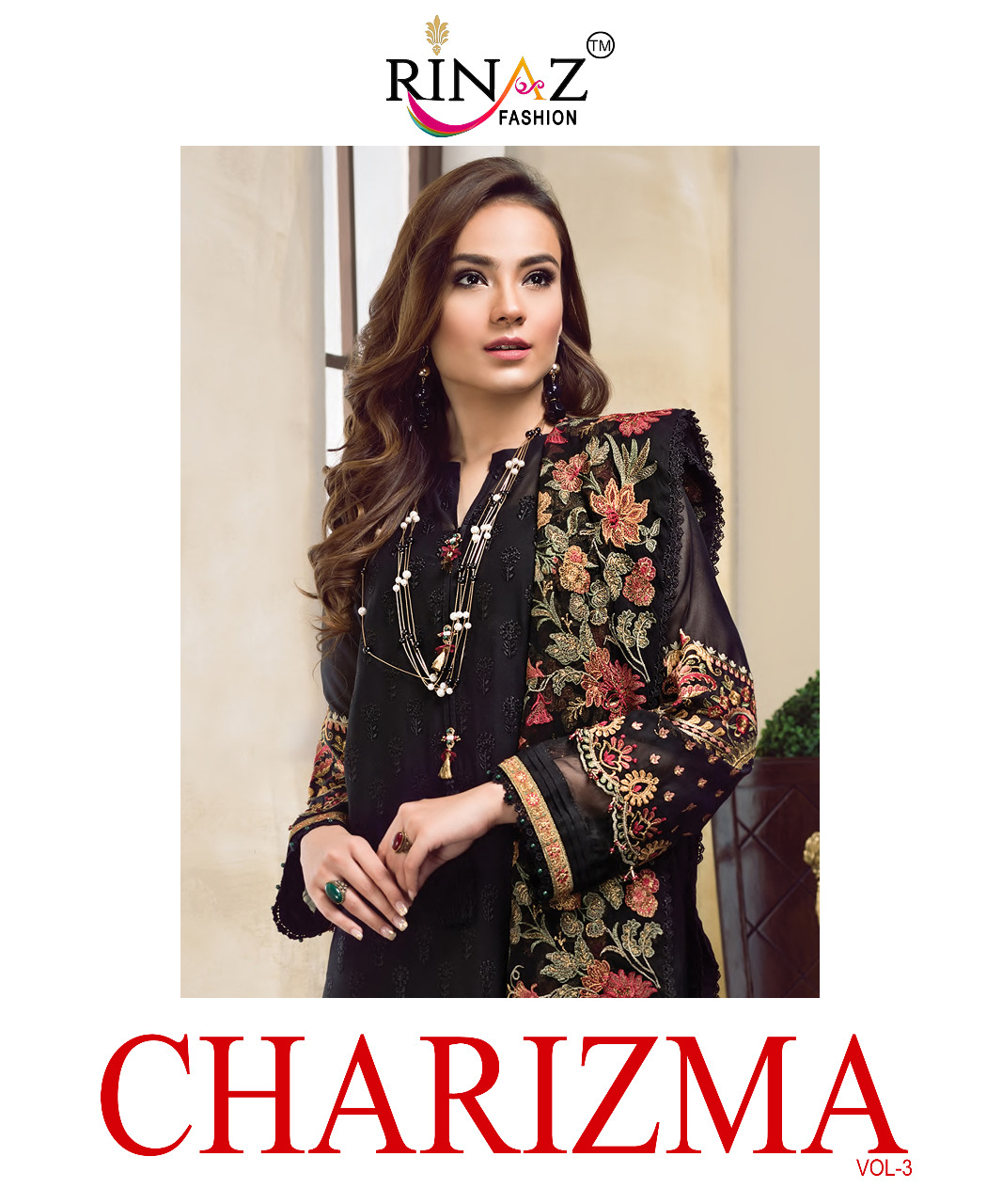 Rinaz Fashion Charizma Vol 3 Printed Cambric Cotton With Hea...
