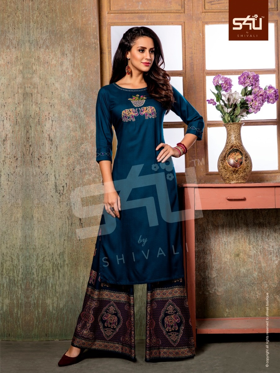 S4u Shivali Womaniya Vol 13 Printed Fancy Fabric Readymade K...