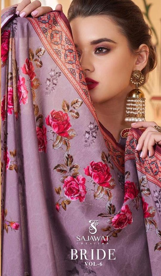 Sajawat Creation Bride Vol 6 Heavy Soft Silk With Embroidery...