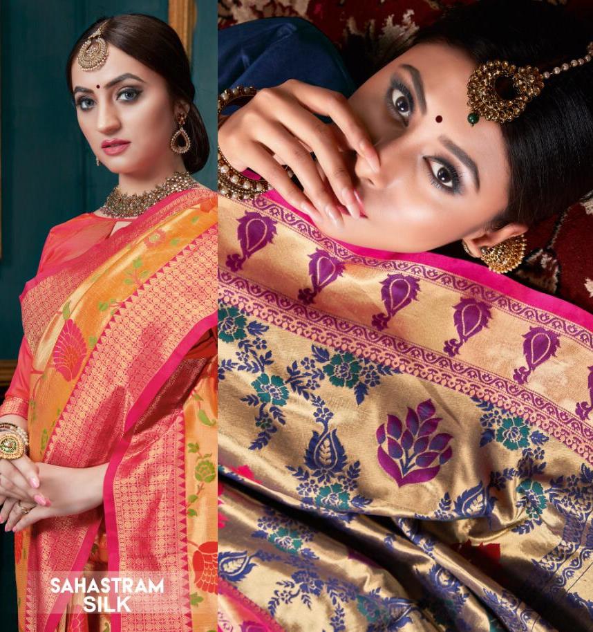 Shangrila Sarees Sahastram Silk Designer Paithani Silk Saree...