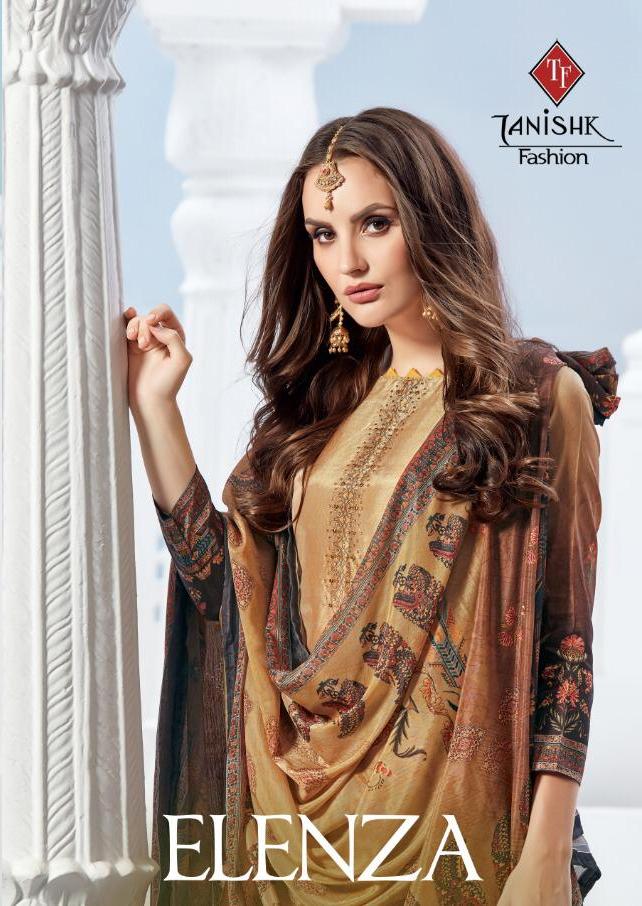 Tanishk Fashion Elenza Digital Printed Pure Upada Silk With ...
