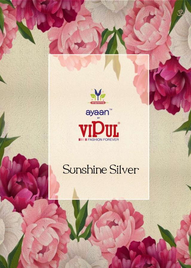 Vipul Fashion Ayaan Sunshine Silver Printed Georgette Sarees...