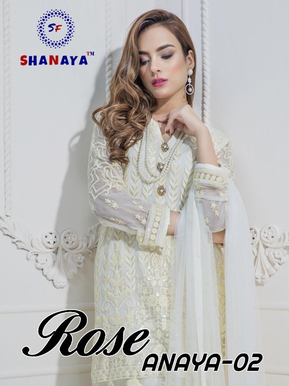Shanaya Rose Anaya Vol 2 Heavy Soft Net With Heavy Embroider...