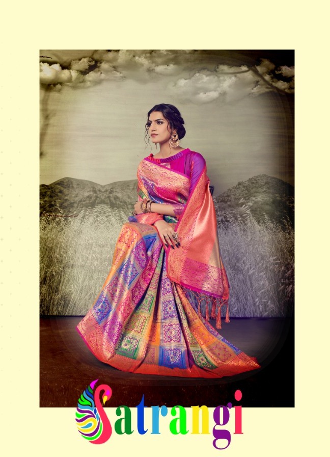 Ynf Satrangi Designer Banarasi Art Silk Sarees Collection At...