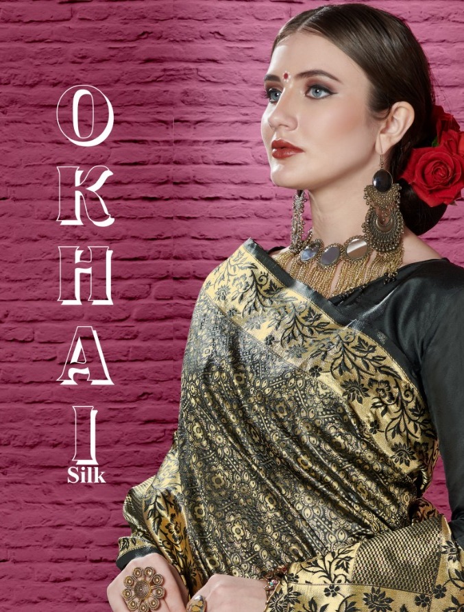 Ynf Okhai Silk Designer Tanchui Art Silk Sarees Collection A...