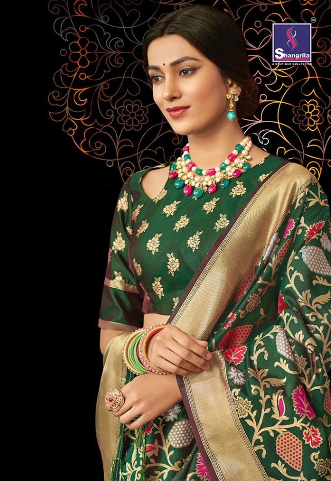 Shangrila Sarees Khushi Silk Designer Silk Sarees Collection...