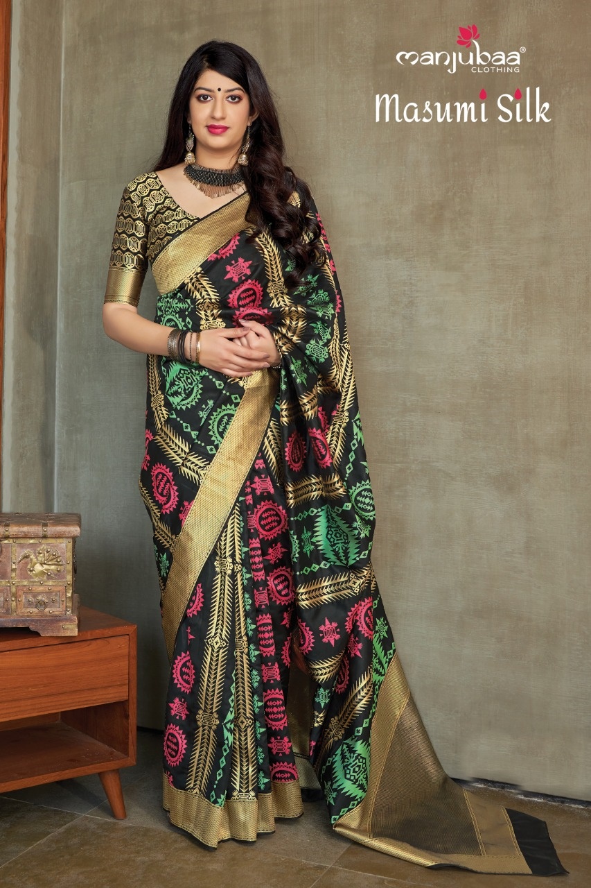 Majubaa Clothing Masumi Silk Designer Silk Sarees Collection...