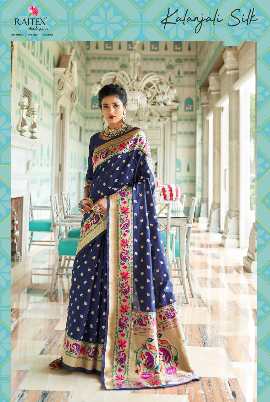 Rajtex Sarees Kalanjali Silk Designer Heavy Soft Silk Sarees...