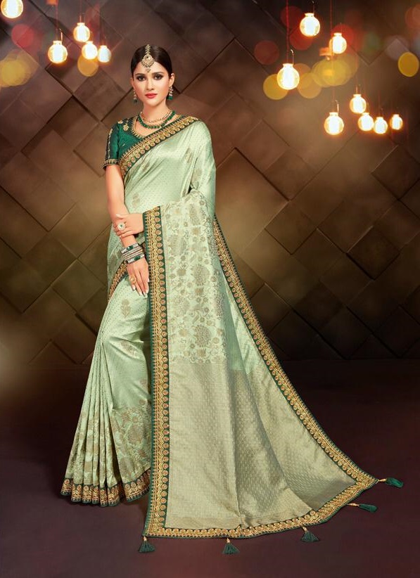 Vishal Prints Kangan Designer Heavy Silk With Work Wedding S...