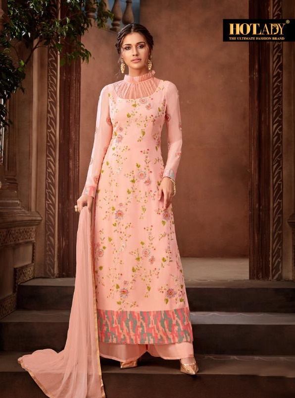 Hotlady Alankaar Viscose Georgette With Heavy Embroidery Wor...