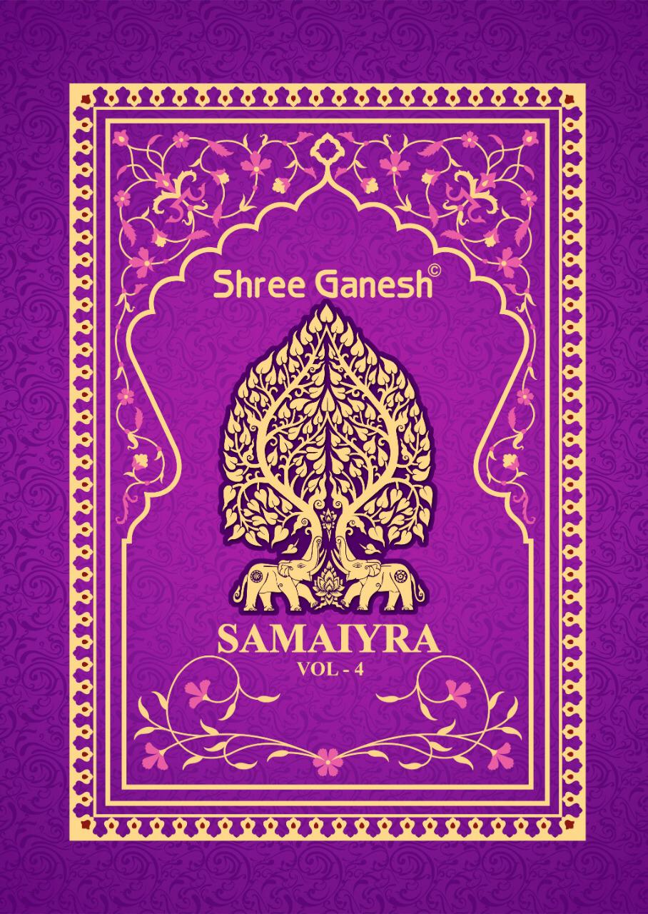 Shree Ganesh Samaiyra Vol 4 Printed Cotton Dress Material Co...