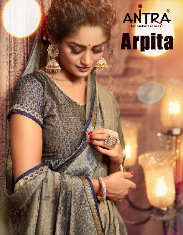 Antra Arpita Printed Fancy Fabric Sarees Collection At Whole...