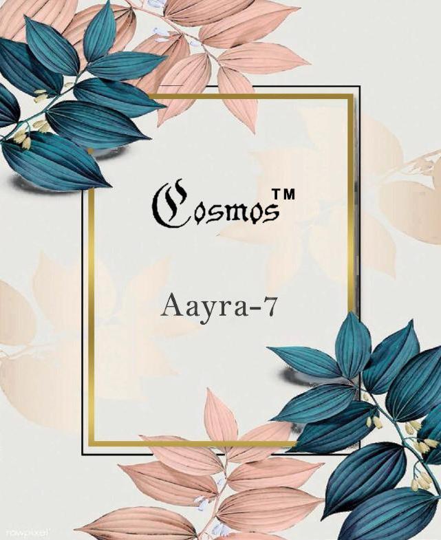 Cosmos Aayra Vol 7 Faux Georgette With Heavy Embroidery Work...