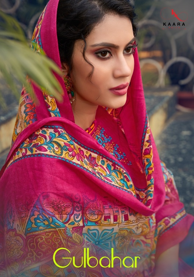Kaara Suits Gulbahar Digital Printed Heavy Pashmina With Emb...