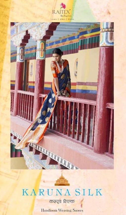 Rajtex Karuna Silk Designer Silk Sarees Collection At Wholes...
