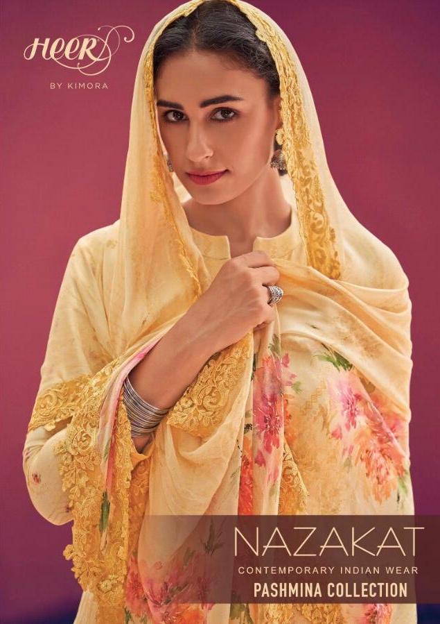 Kimora Fashion Heer Nazakat Digital Printed Pure Pashmina Wi...