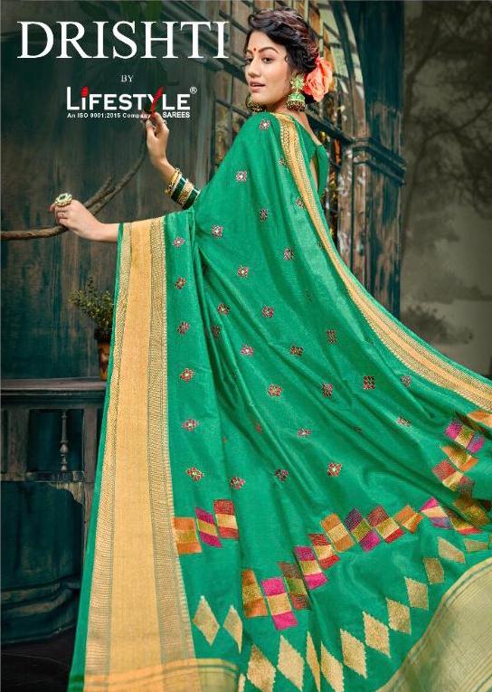 Lifestyle Sarees Drishti Dola Silk Sarees Collection At Whol...