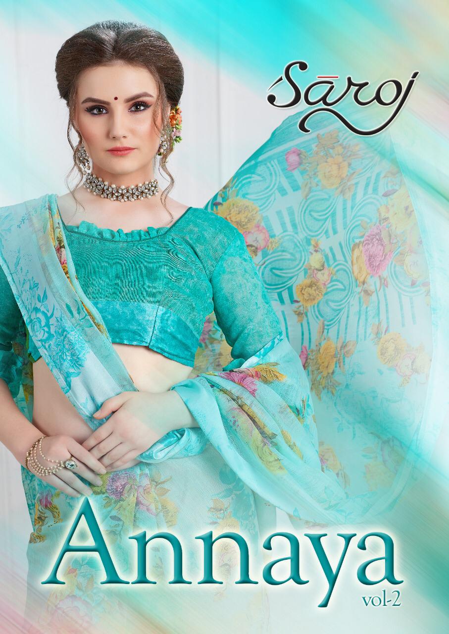 Saroj Annaya Vol 2 Printed Cotton Sarees Collection At Whole...