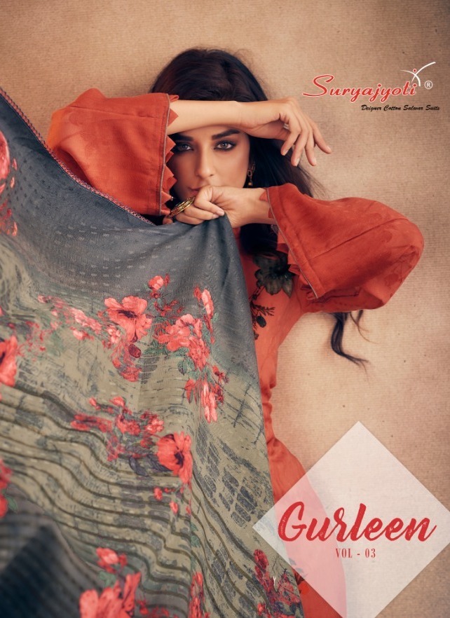 Suryajyoti Gurleen Vol 3 Printed Pashmina Dress Material Col...