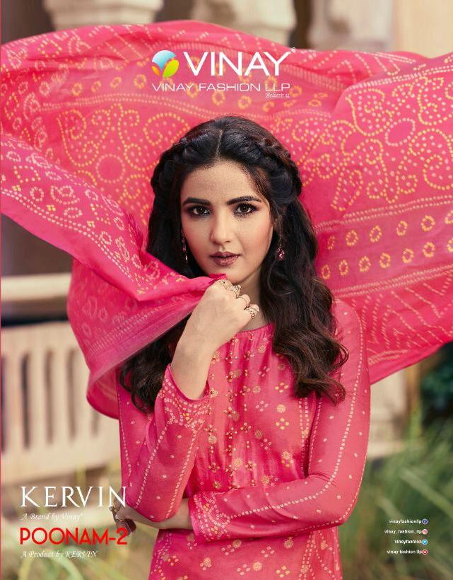 Vinay Fashion Kervin Poonam Vol 2 Bandhani Printed Pure Cott...