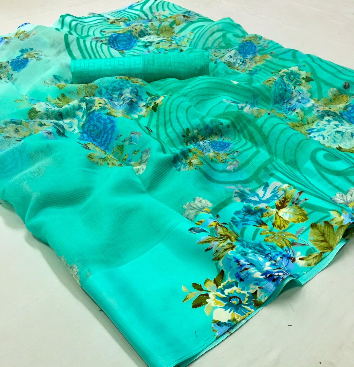 Tara Designer Linen Kota Silk Sarees Collection At Wholesale...