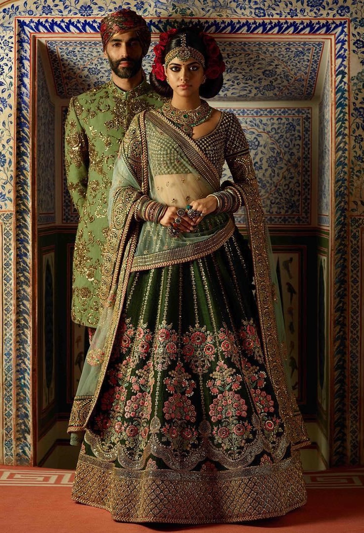 Af 1030 Designer Heavy Embroidered Bridal Lehenga Collection...