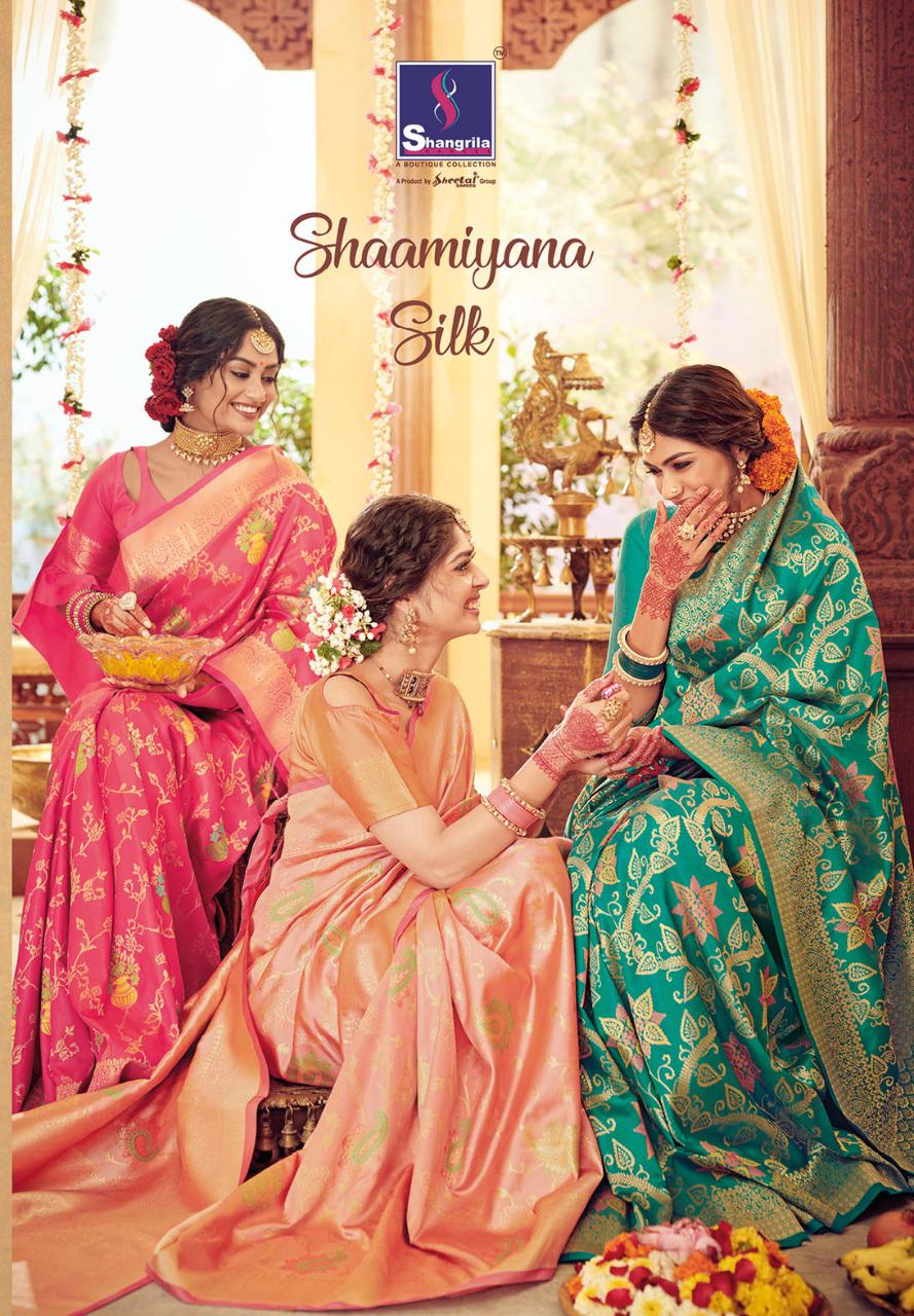 Shangrila Sarees Shaamiyana Silk Designer Silk Weaving Saree...
