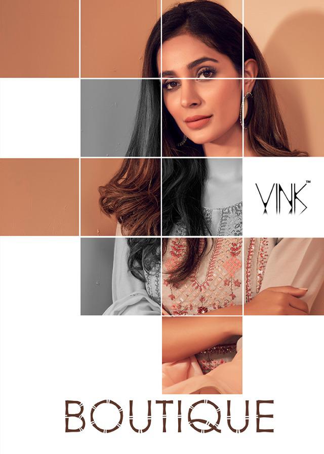 Vink Boutique Designer Pure Viscose Modal Cotton Silk With W...