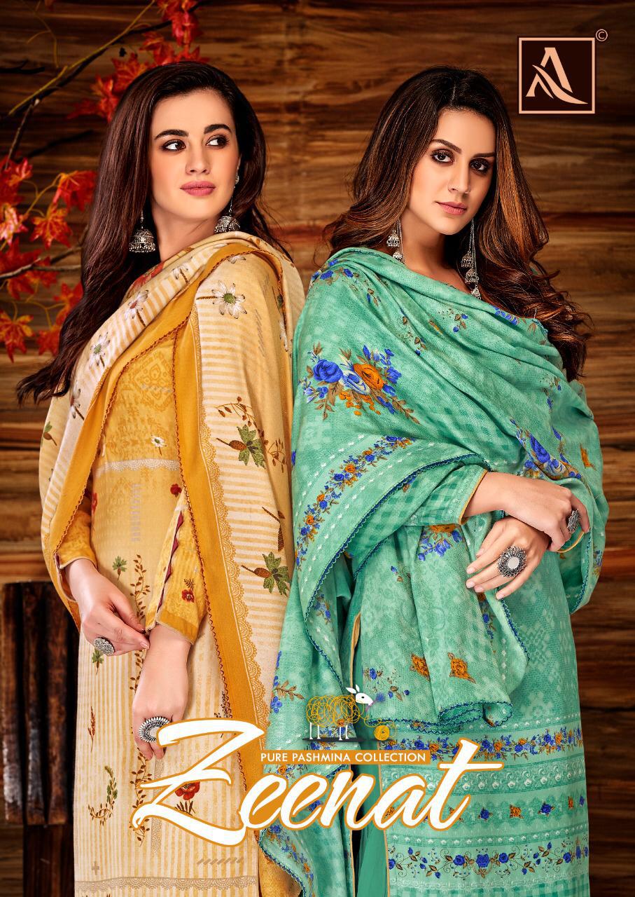 Alok Suits Zeenat Pure Pashmina Jacquard Digital Style Print...