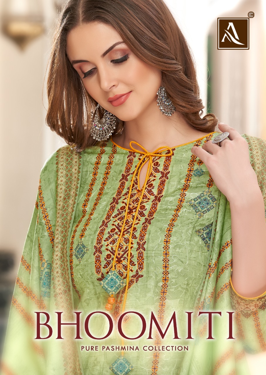Alok Suits Bhoomiti Wool Pashmina Jacquard Digital Print Wit...