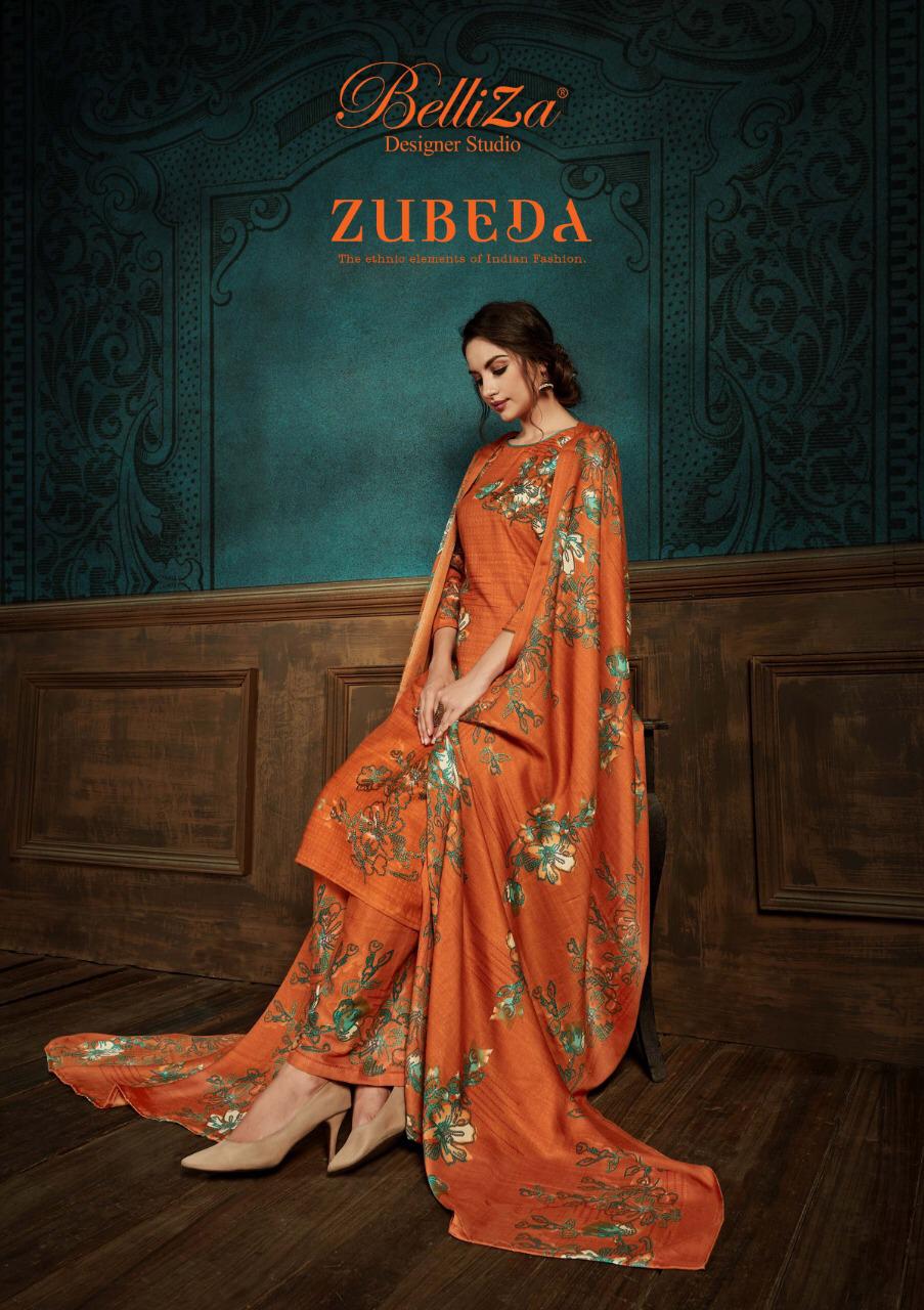 Belliza Designer Studio Zubeda Vol 2 Digital Printed Pure Pa...