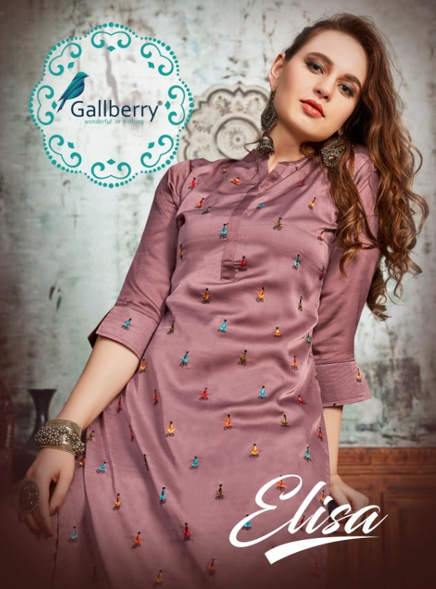 Gallberry Elisa Designer Cotton Silk With Katha Work Readyma...