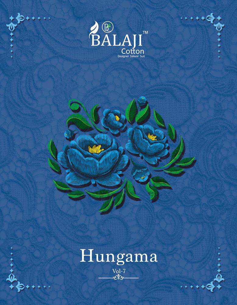 Balaji Cotton Hungama Vol 7 Printed Cotton Dress Material At...