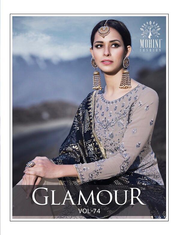 Mohini Fashion Glamour Vol 74 Heavy Designer Embroidered Geo...