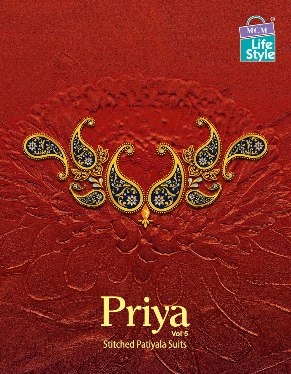 Mcm Lifestyle Priya Vol 5 Printed Cotton Readymade Patiala S...