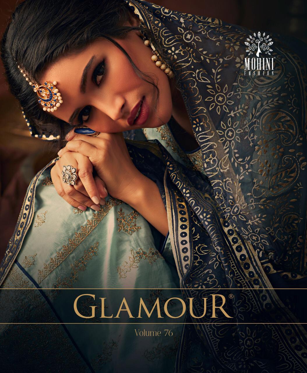 Mohini Fashion Glamour Vol 76 Viscose Upada With Heavy Embro...