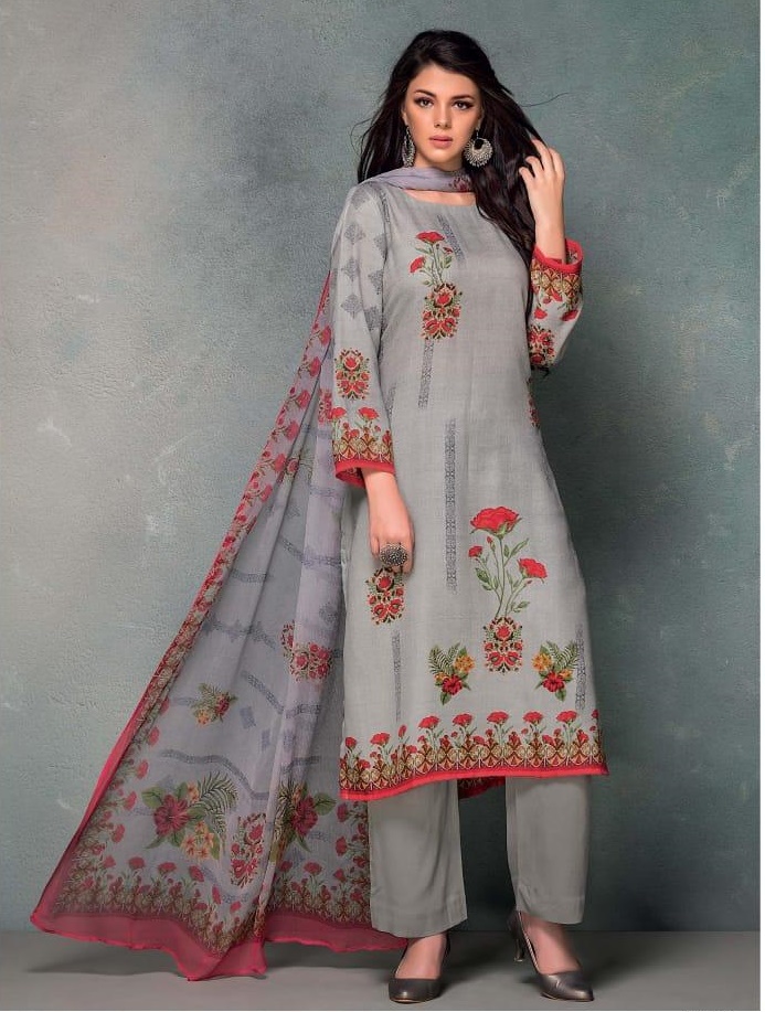 Rivaa Exports Ghazal Printed Pashmina Dress Material Collect...